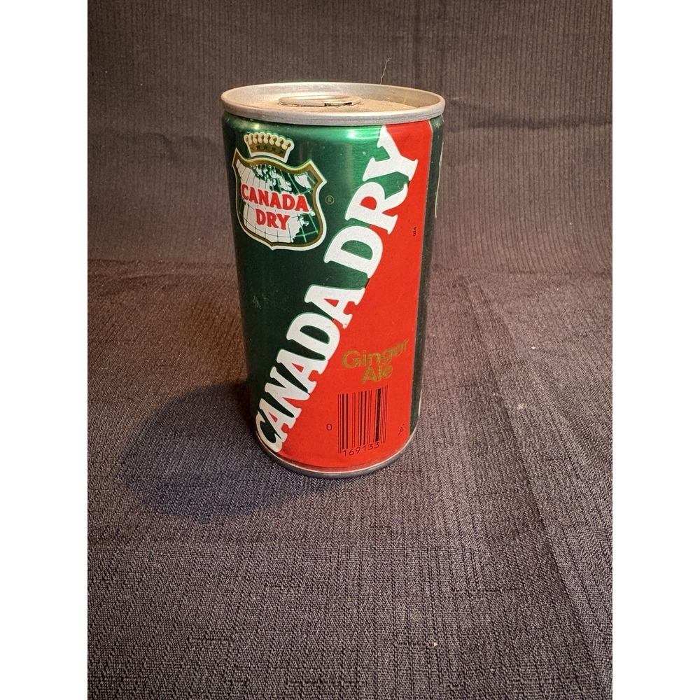 Vintage Canada Dry NFL Atlanta Falcons Steel Soda Can Ginger Ale Collectible